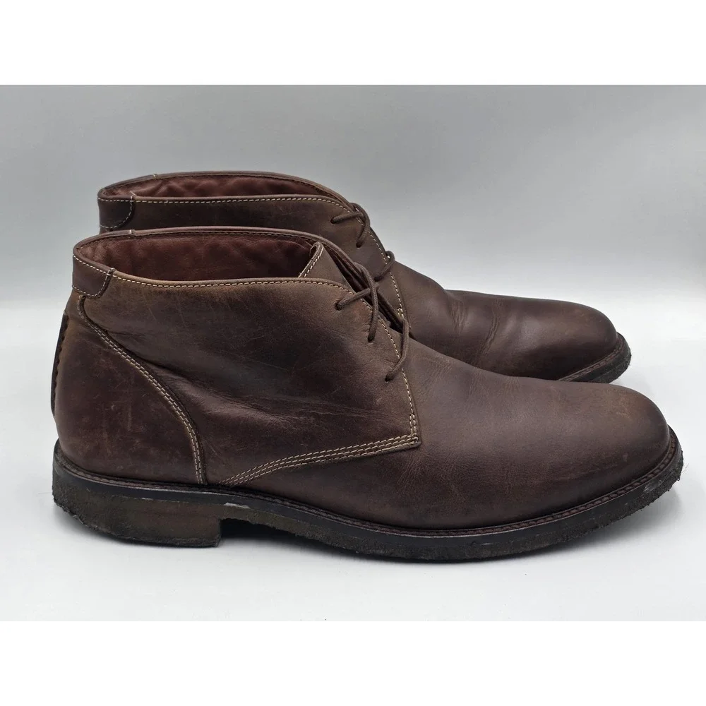 Johnston‎ & Murphy Copeland Chukka Boots Mens 10.5M 25-1870 Brown Leather